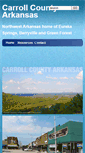Mobile Screenshot of carrollcountyarkansas.org